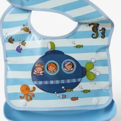 بافتة طبق أزرق غواصة